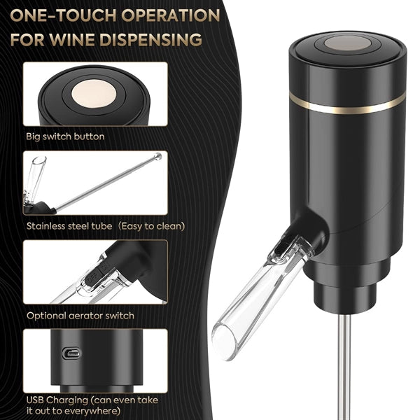 Rechageable Electric Wine Aerator