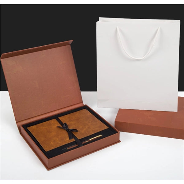 Journal Pen Box Gift Set Ruled Business Notebook