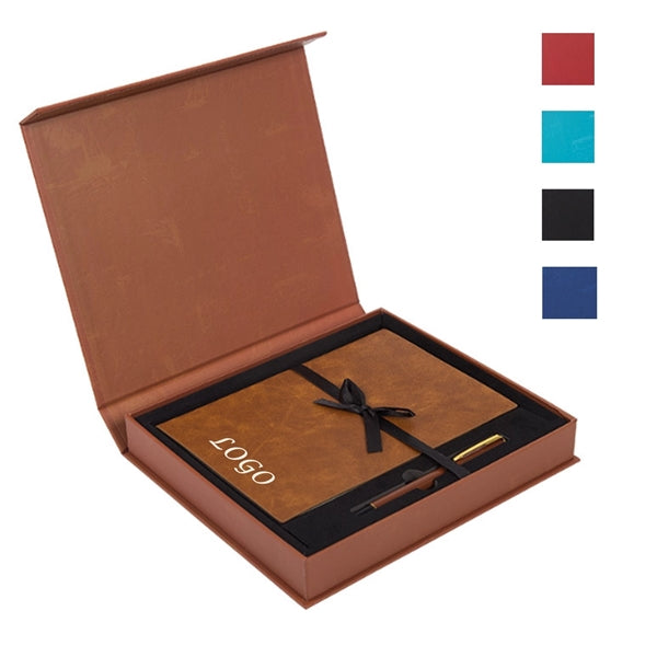 Journal Pen Box Gift Set Ruled Business Notebook
