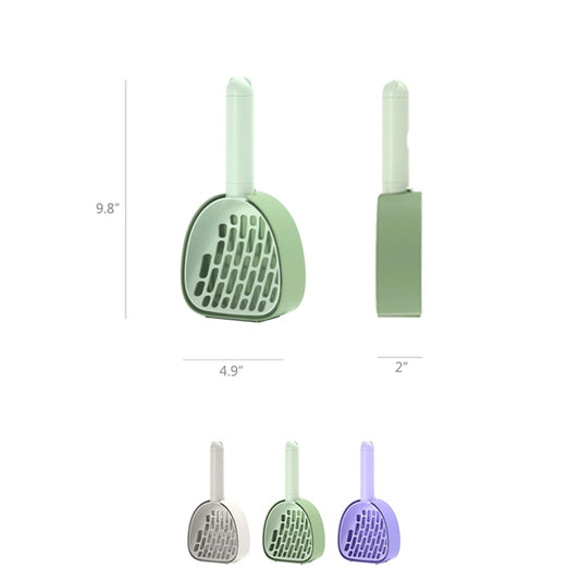 Multifunctional cat litter shovel