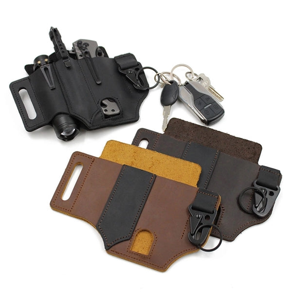 PU Leather Edc Organizer Sheath Tactical Tool Pouch Holster