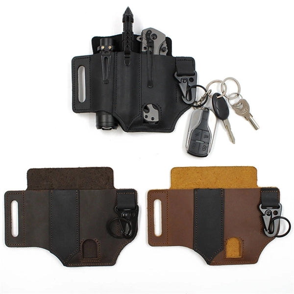 PU Leather Edc Organizer Sheath Tactical Tool Pouch Holster