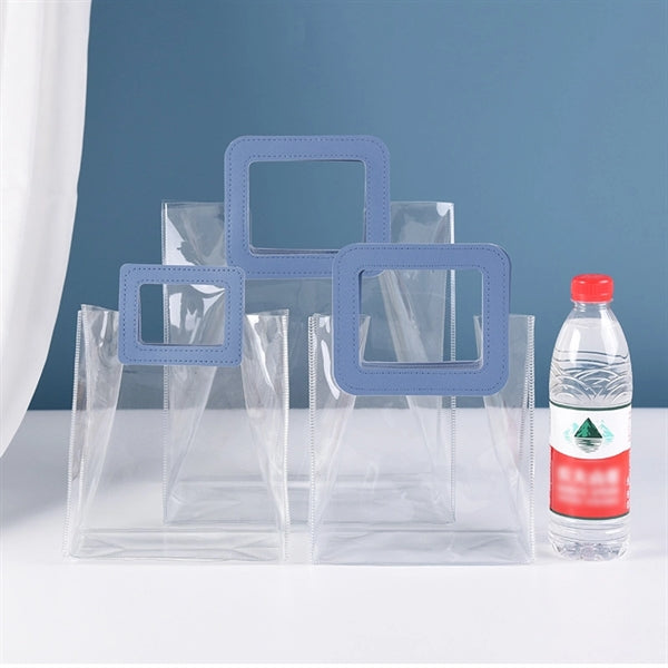Plastic Shopping Bag Candy Flower Packaging PVC Clear