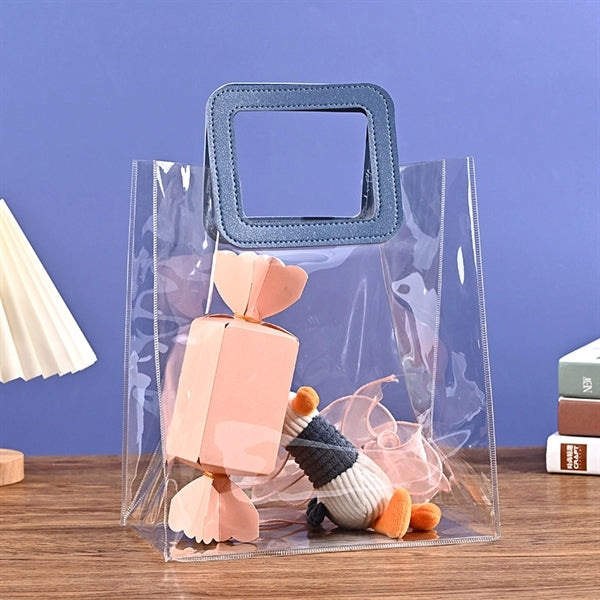 Plastic Shopping Bag Candy Flower Packaging PVC Clear