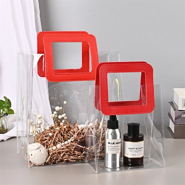 Plastic Shopping Bag Candy Flower Packaging PVC Clear