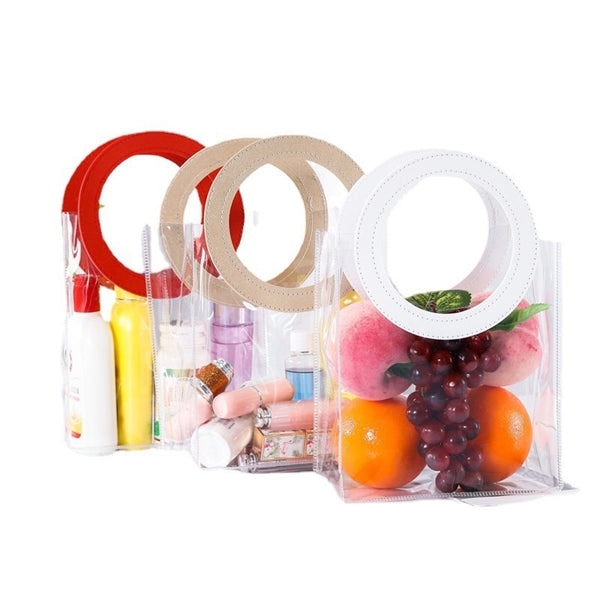 Plastic Shopping Bag Candy Flower Packaging PVC Clear