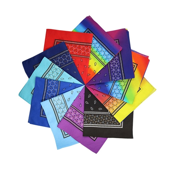 Full Color Imprint 100% Cotton Handkerchief