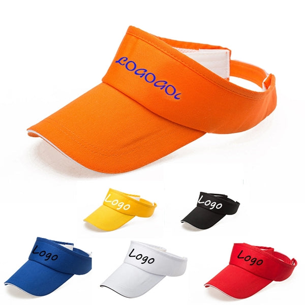 Summer Cotton Visor Cap Sunhat