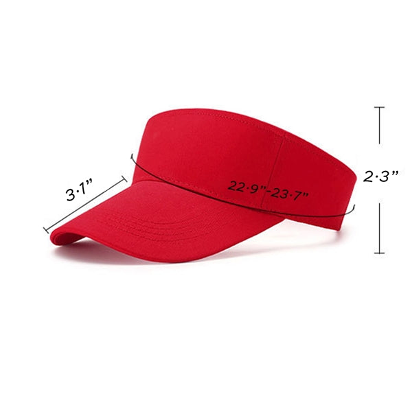 Summer Cotton Visor Cap Sunhat