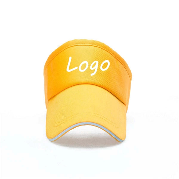 Summer Cotton Visor Cap Sunhat