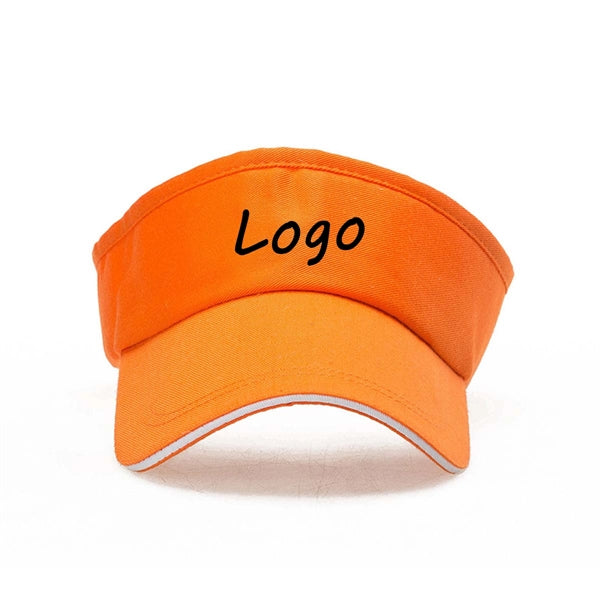 Summer Cotton Visor Cap Sunhat