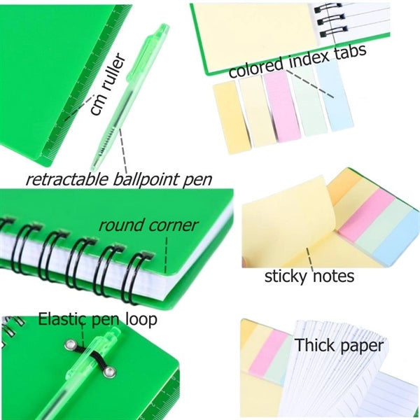 A7 Spiral Jotter Pen Kit