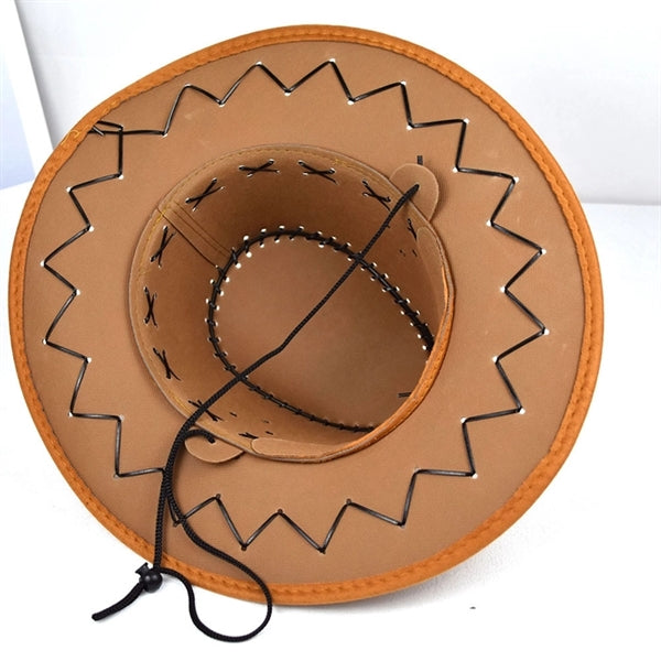 Western Wide Brim Cowboy Hat