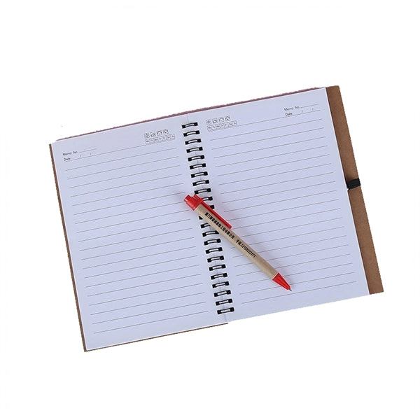 Kraft Notebook with Pen