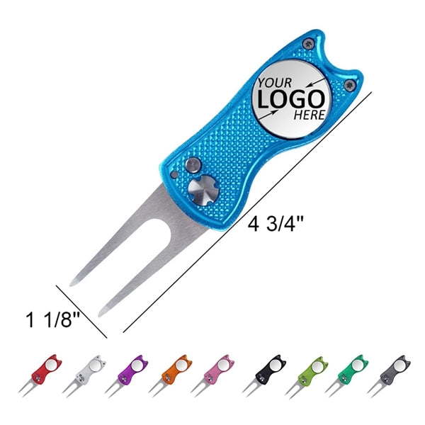 Metal Golf Divot Repair Tool