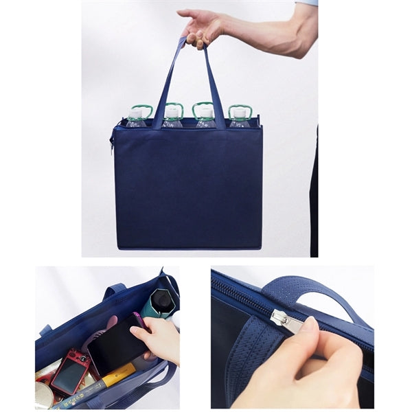 Non-Woven Zipper Tote Bag
