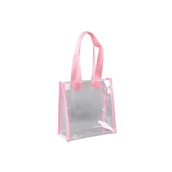 Clear PVC Tote Bag With Nylon Handles