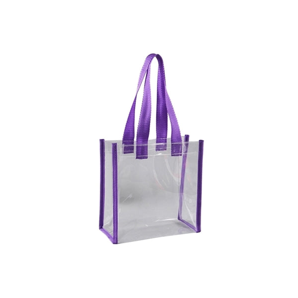 Clear PVC Tote Bag With Nylon Handles
