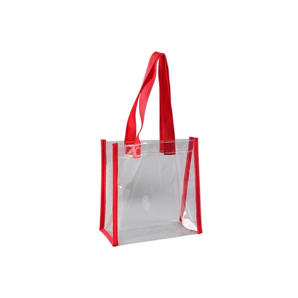Clear PVC Tote Bag With Nylon Handles