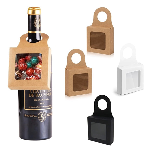 Hanging Favor Box for Gifts Wine Bottles