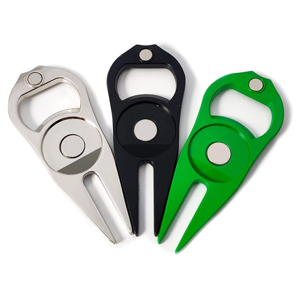 2 In 1 Bottle Opener Golf Ball Marker Divot Repair Fixer
