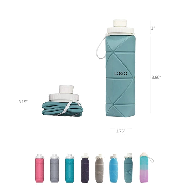 20oz Foldable Silicone Bottle