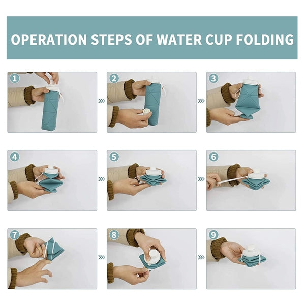 20oz Foldable Silicone Bottle