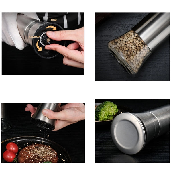 Kitchen Tool Stainless Steel Salt and Pepper Grinder