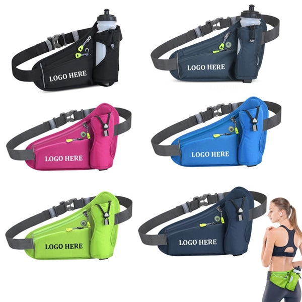 Running Belt With Water Bottle Holder Fanny Pack