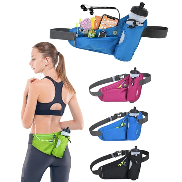 Running Belt With Water Bottle Holder Fanny Pack
