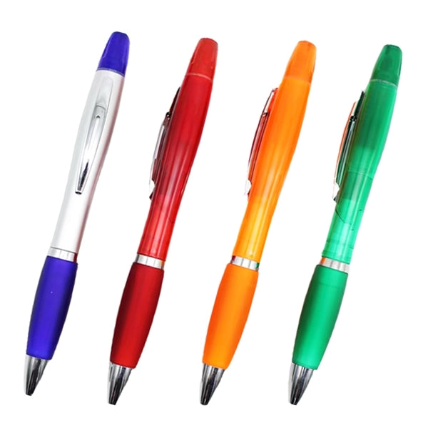 Ballpoint Pen with Highlighter