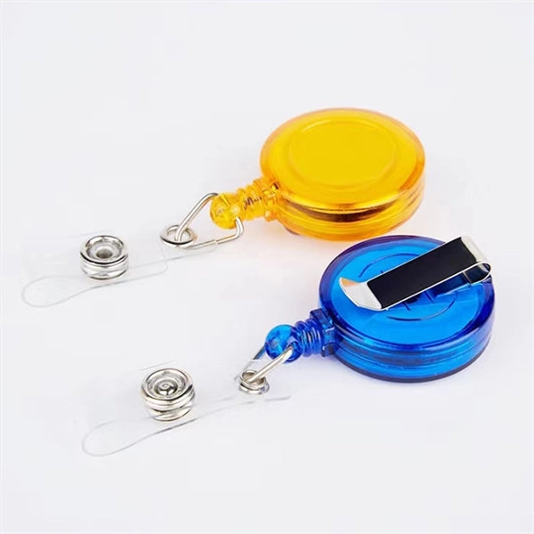 Colored Retractable Badge Holder