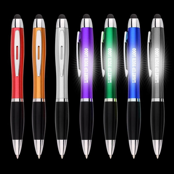 Touch Screen Ballpoint Pen Custom Luminous LOGO