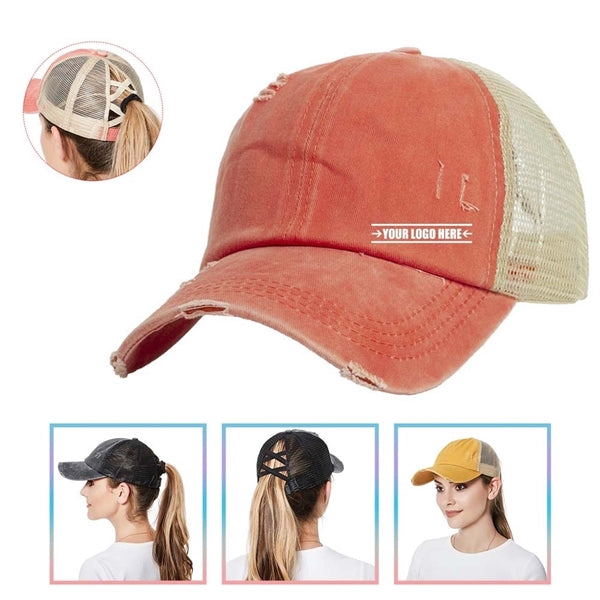 Criss Cross Women Baseball Cap
