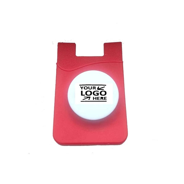 Multicolor imprinted Phone Wallet With Flip
