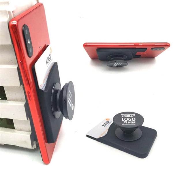 Multicolor imprinted Phone Wallet With Flip