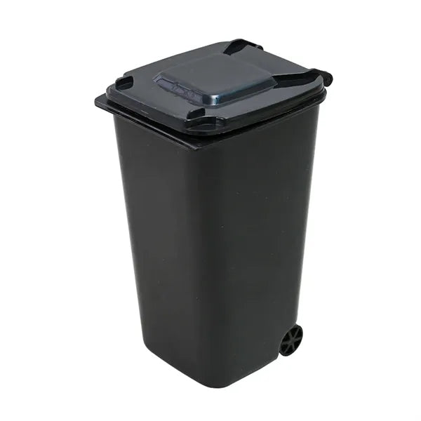 Mini Trash Can with Lid Pen Holder