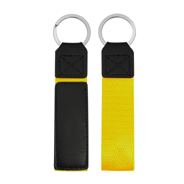 Nylon Web Leather Keyholder