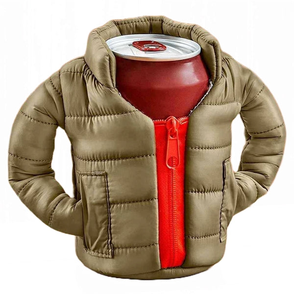 Jacket Shaped Aluminum Foil Beer Can Beverage Cooler
