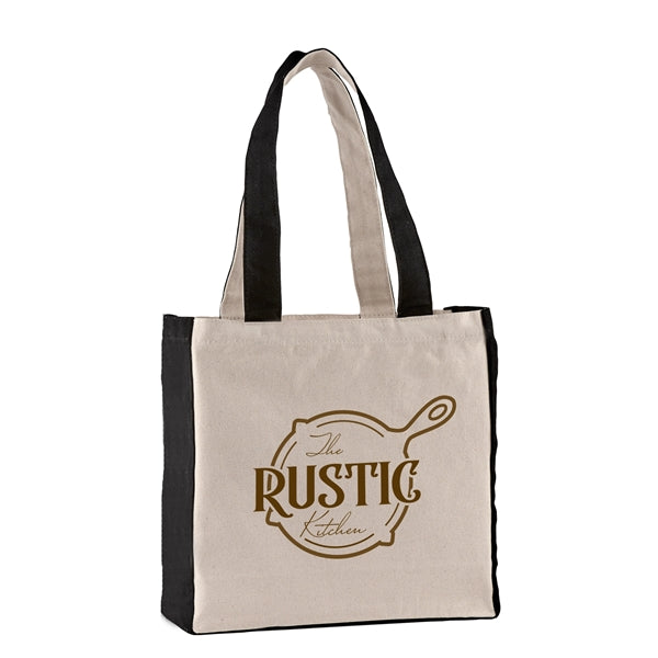 10 oz. Cotton Canvas Tote Bag - 12" x 12" x 4-1/2"