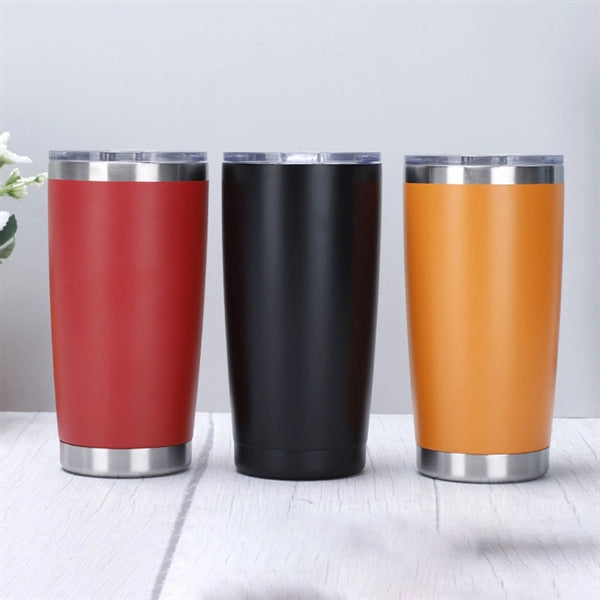 Vacuum Insulated Cups Double Wall Large Tumbler With Lid