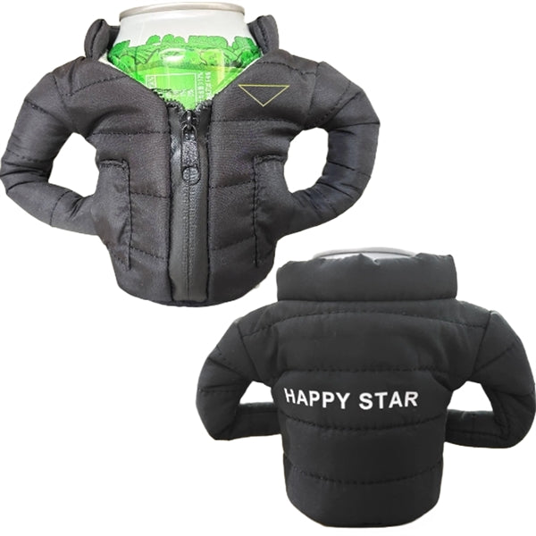 Jacket Shaped Aluminum Foil Beer Can Beverage Cooler