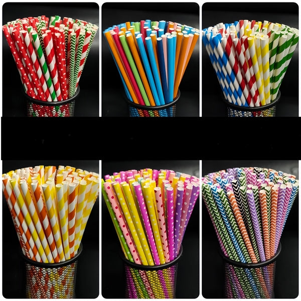 Printed Paper Straw
