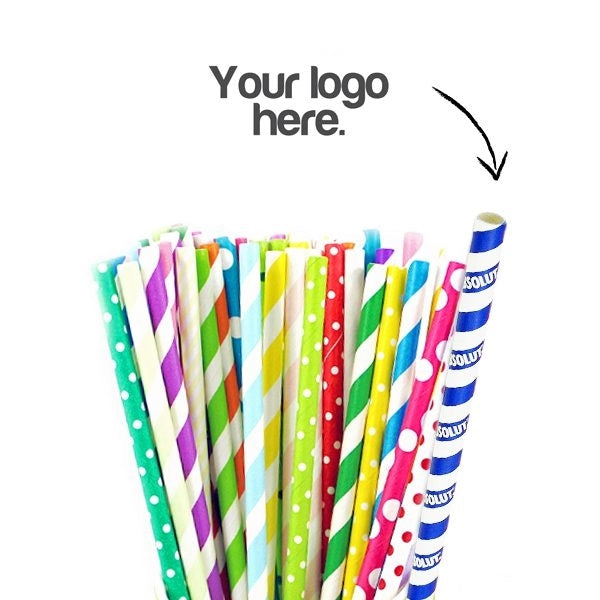Printed Paper Straw