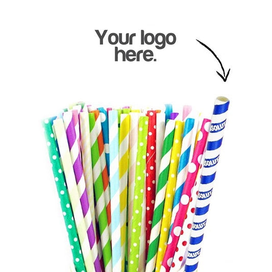 Printed Paper Straw