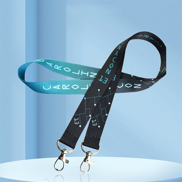 Sublimated Lanyard with Double Hook Ends