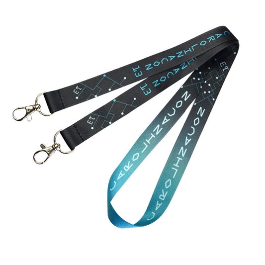 Sublimated Lanyard with Double Hook Ends