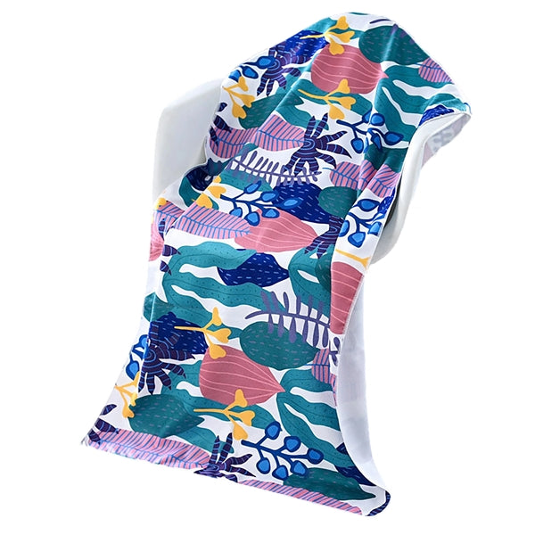 28" x 60" Super Absorbent Microfiber Beach Towel