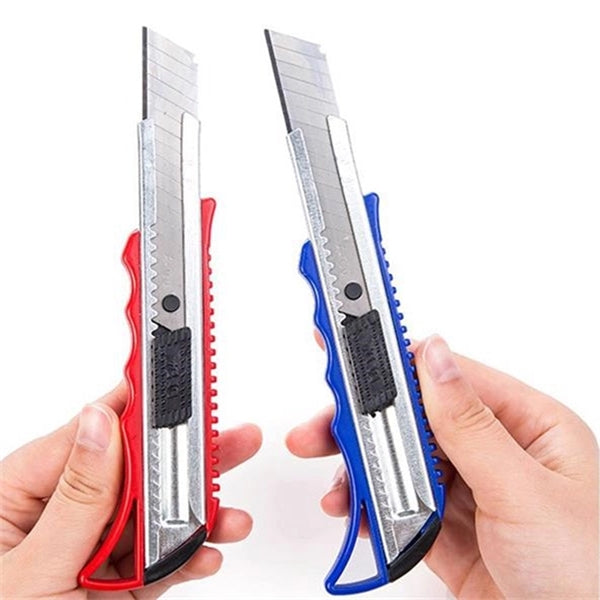 Retractable Knife with Snap Off Blades and Slide Lock