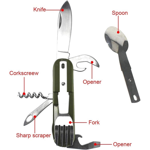 Stainless Steel Folding Tableware